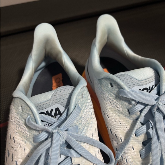 Hoka Women's Light Blue Running Shoes Used Size 10 - Picture 7 of 9